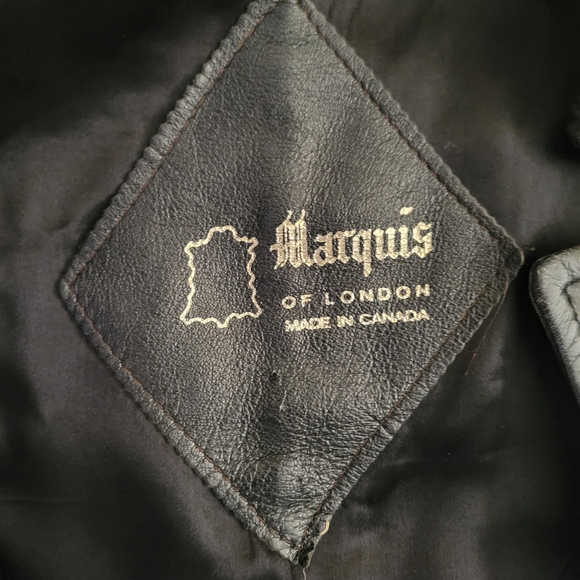 Marquis Vintage Leather Trenchcoat - Picture 2 of 4